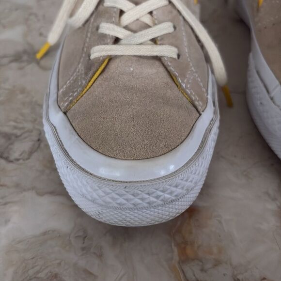 Converse One Star Low 'Beige Yellow' Suede Leather - Picture 5 of 13